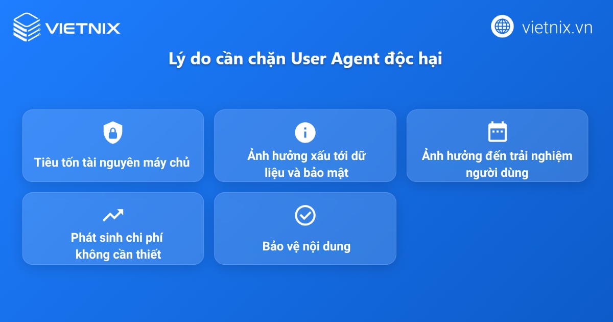 Lý do cần chặn User Agent độc hại