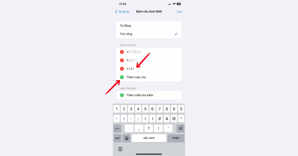 Bạn nhấn Thêm máy chủ