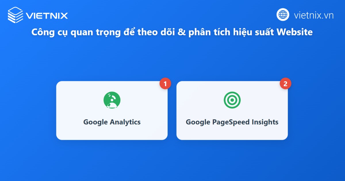 Công cụ theo dõi và phân tích hiệu suất website