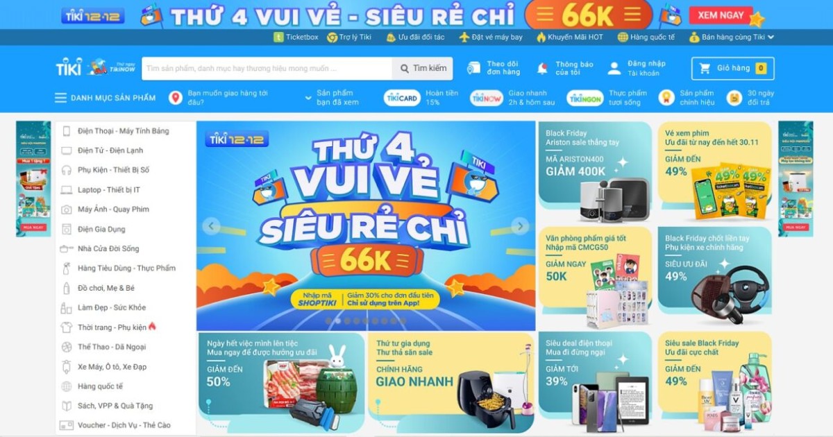 Website bán hàng trực tuyến