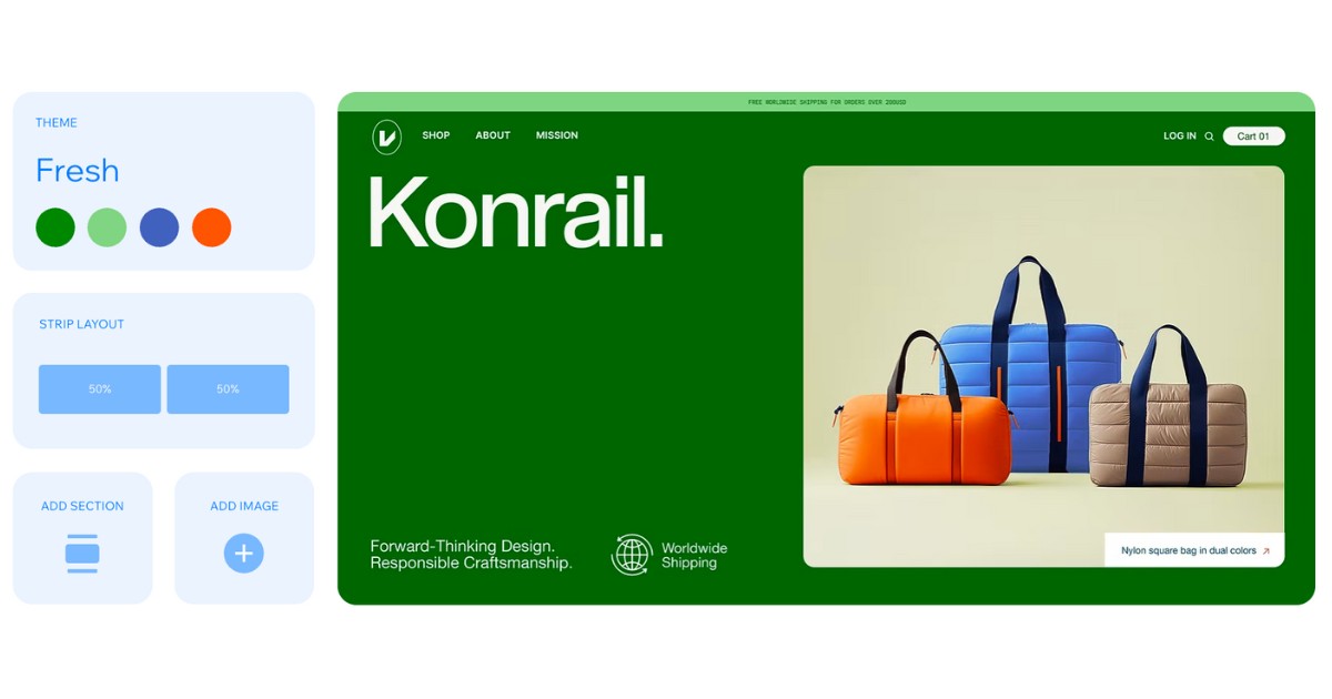 Cách tạo website bán hàng online miễn phí và đơn giản 2025 38 Chỉnh sửa màu sắc, bố cục trên giao diện