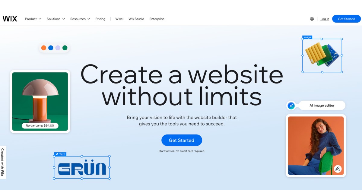 Cách tạo website bán hàng online miễn phí và đơn giản 2025 36 Truy cập wix.com