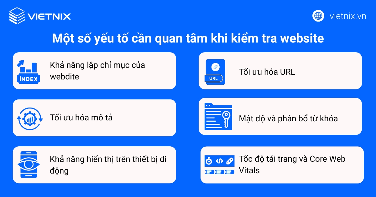 Kiểm tra website cần bao quát các khía cạnh cốt lõi sau