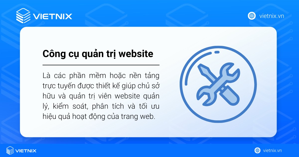Công cụ quản trị website