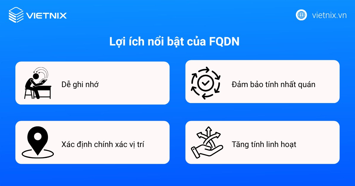 Lợi ích nổi bật của FQDN