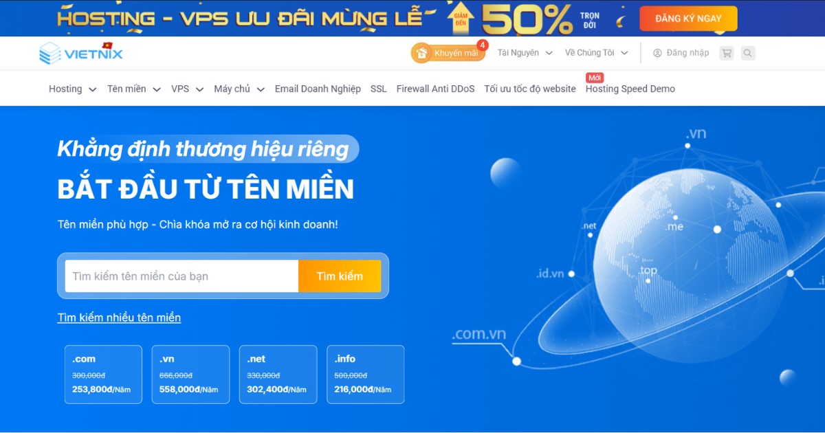 Một header website sẽ bao gồm nhiều thành phần khác nhau
