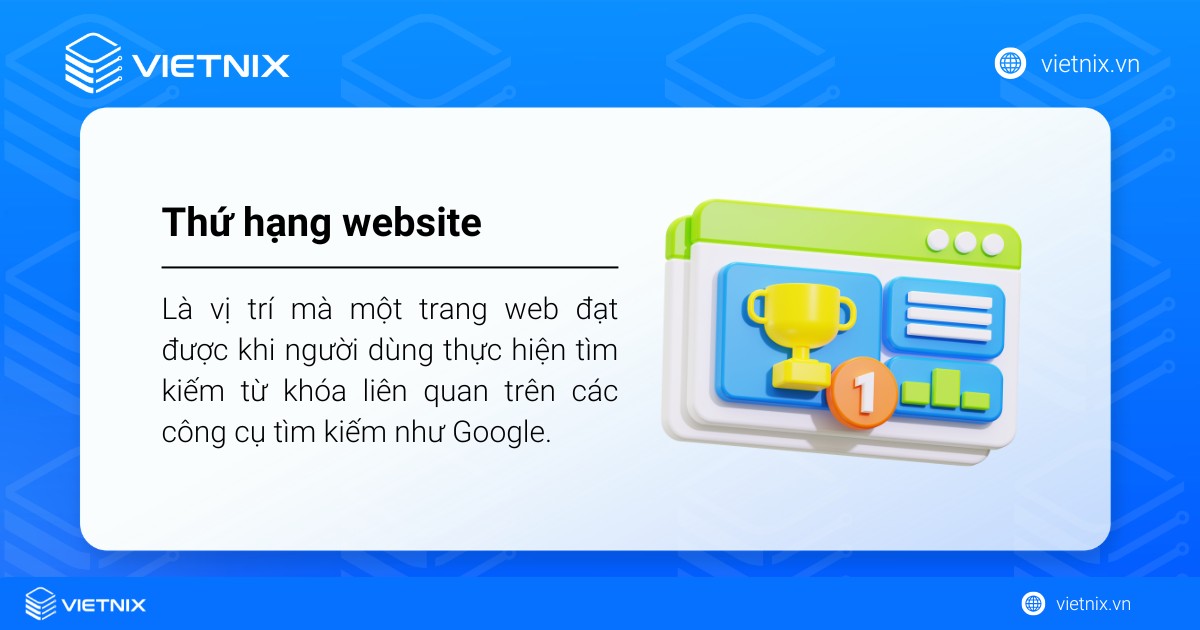Thứ hạng website