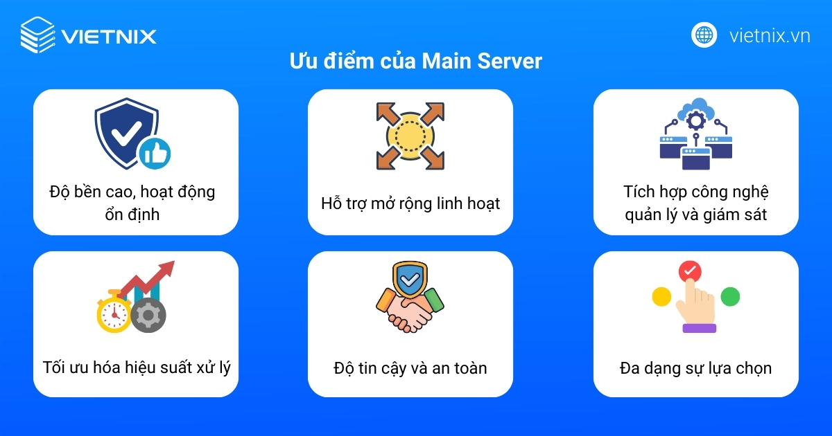 Ưu điểm của Main Server