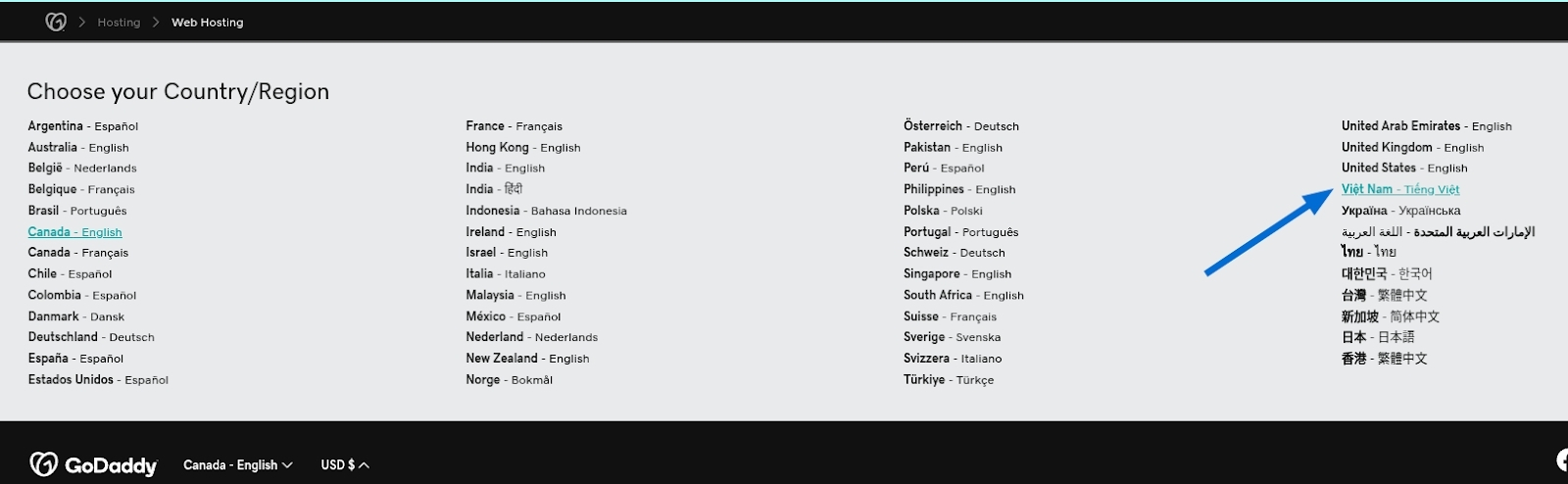 Chuyển sang ngôn ngữ tiếng Việt