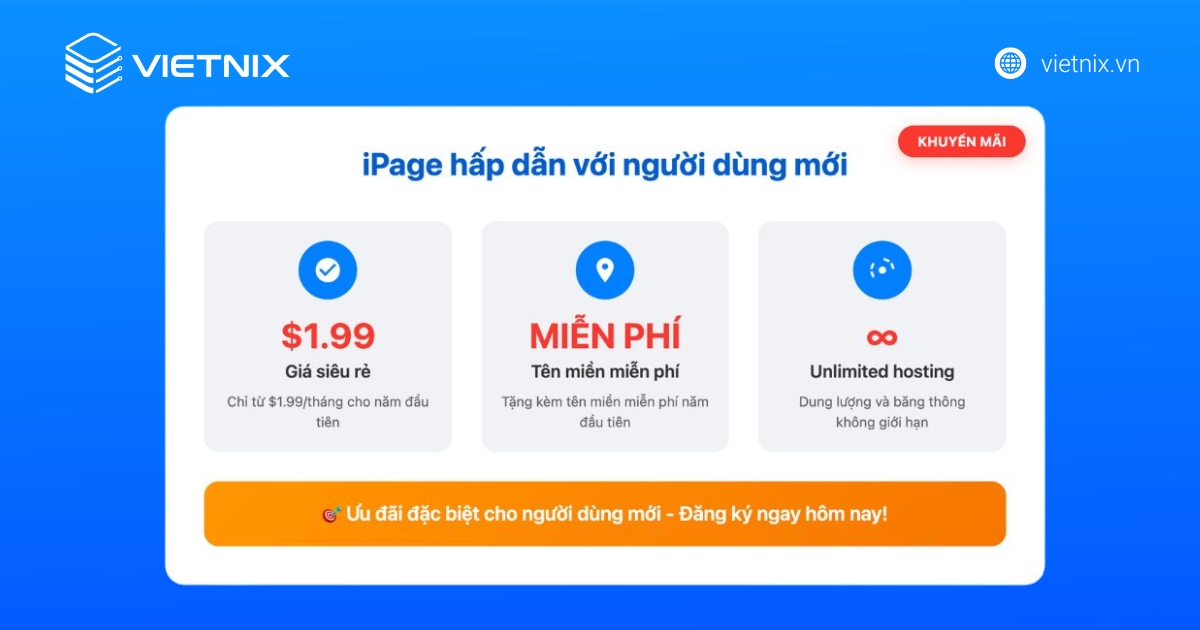 Mua hosting iPage: Hướng dẫn chi tiết & đánh giá ưu nhược điểm 28 iPage rất hấp dẫn với người dùng mới