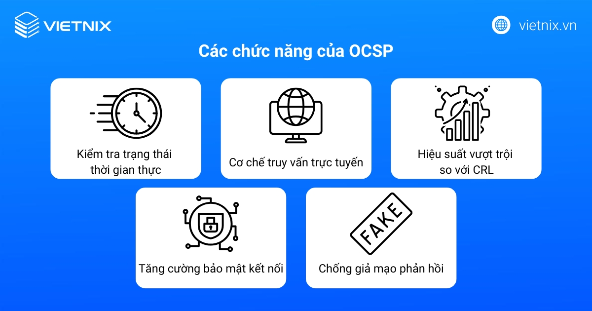 Các chức năng của OCSP