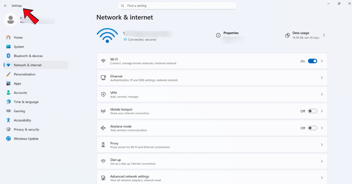 PPPoE là gì? Vai trò và ứng dụng của giao thức kết nối PPPoE 51 Người dùng mở ứng dụng Setting