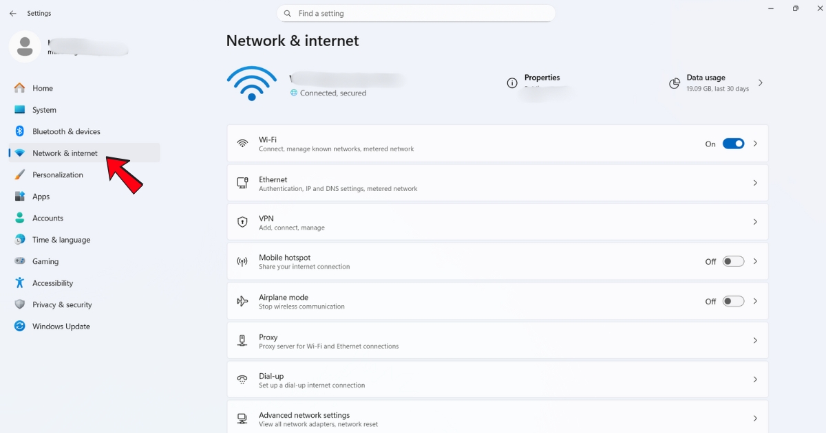PPPoE là gì? Vai trò và ứng dụng của giao thức kết nối PPPoE 52 Trong cửa sổ Settings, hãy chọn mục Network & Internet