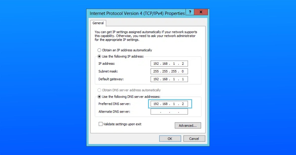 Vai trò của Preferred DNS Server luôn được ưu tiên tuyệt đối.