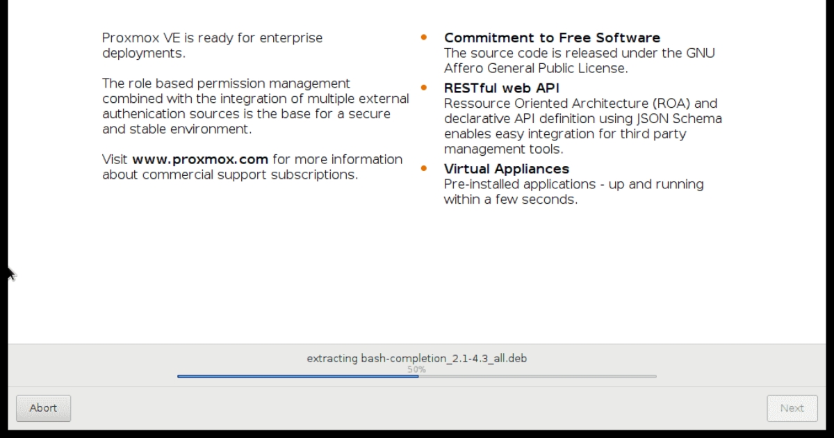 Proxmox là gì? Tính năng nổi bật và hướng dẫn cài đặt Proxmox VE chi tiết 41 Tiến hành cài đặt