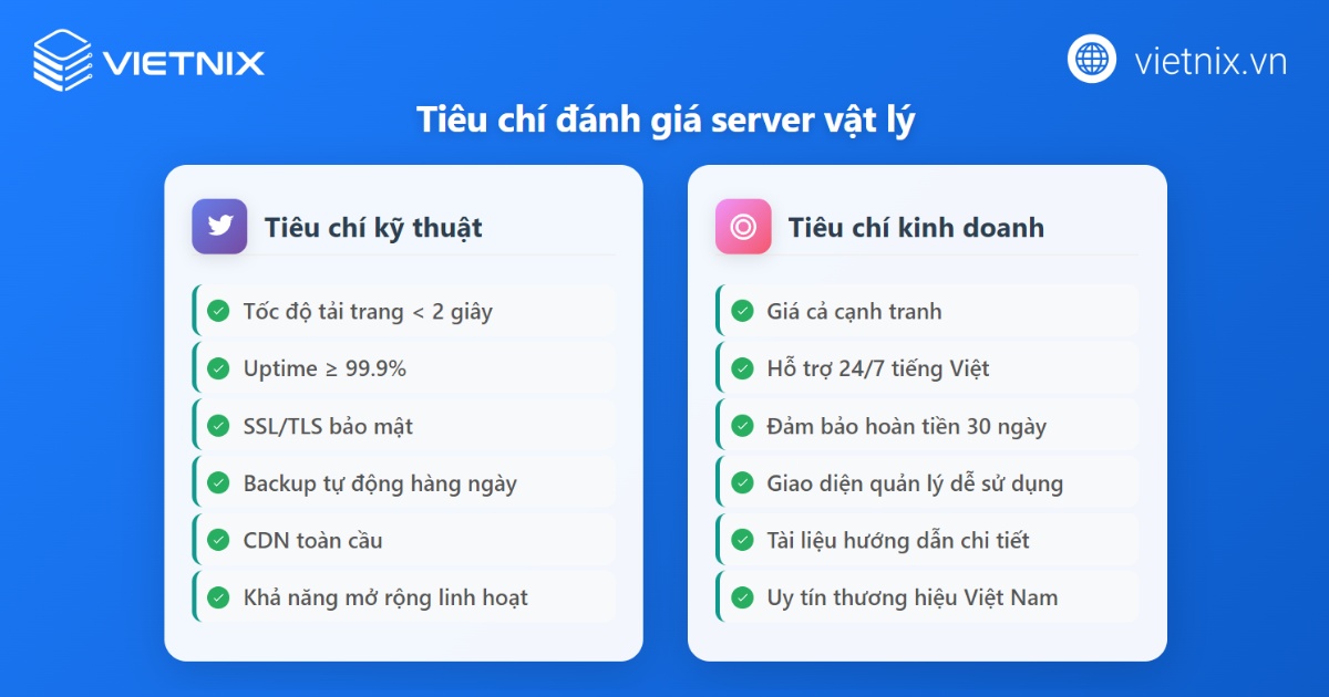 Server vật lý là gì? Cách lựa chọn server vật lý phù hợp 50 Đánh giá độ uy tín và hỗ trợ kỹ thuật
