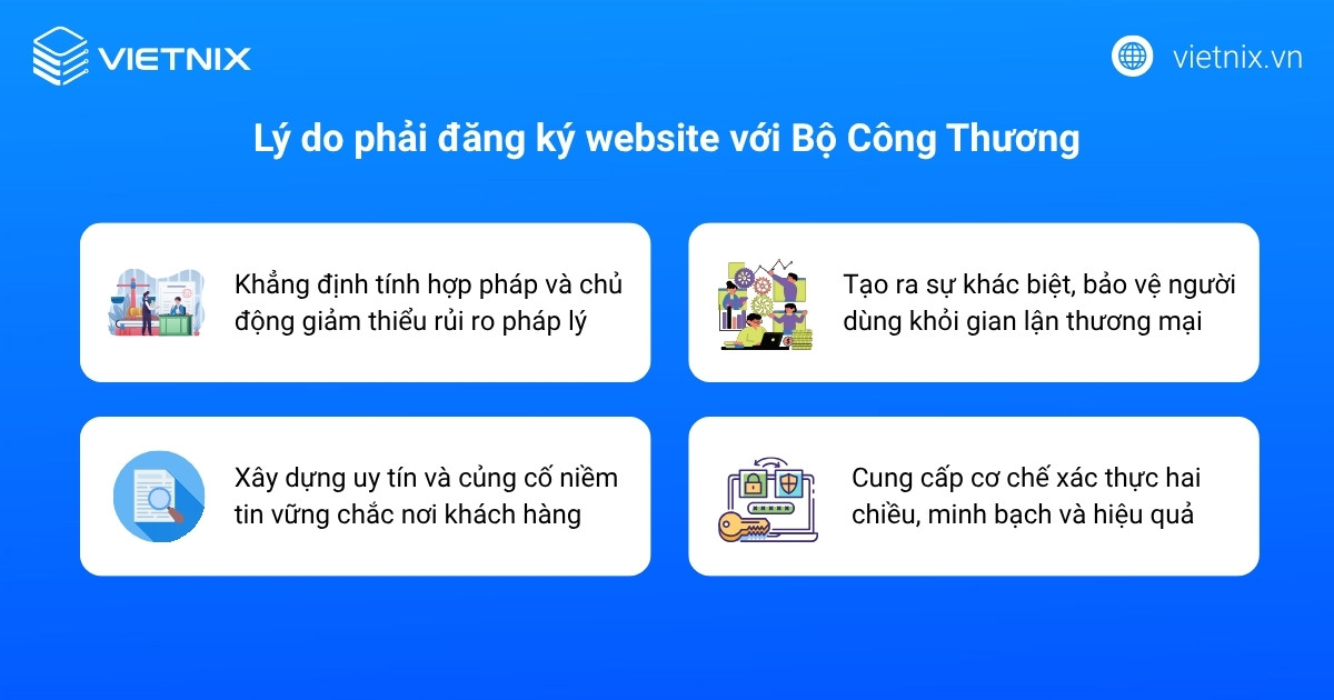 Tầm quan trọng của đăng lý website với Bộ Công Thương
