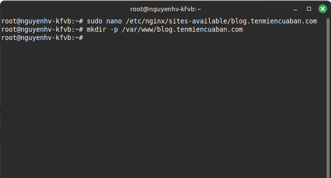 Bạn cần tạo root