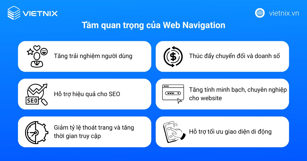 Tầm quan trọng của Web Navigation đối với website