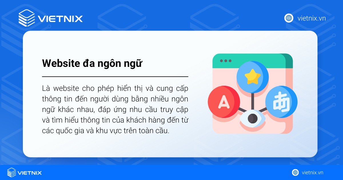 Website đa ngôn ngữ