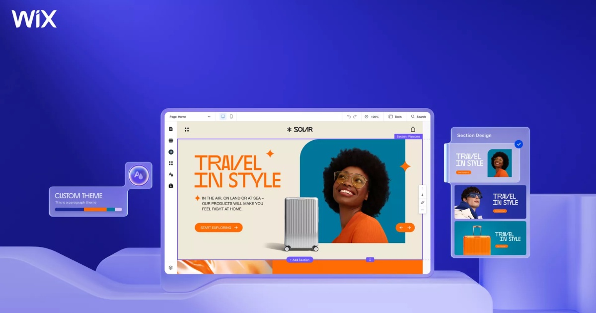 Wix là nền tảng xây dựng AI Website nổi bật