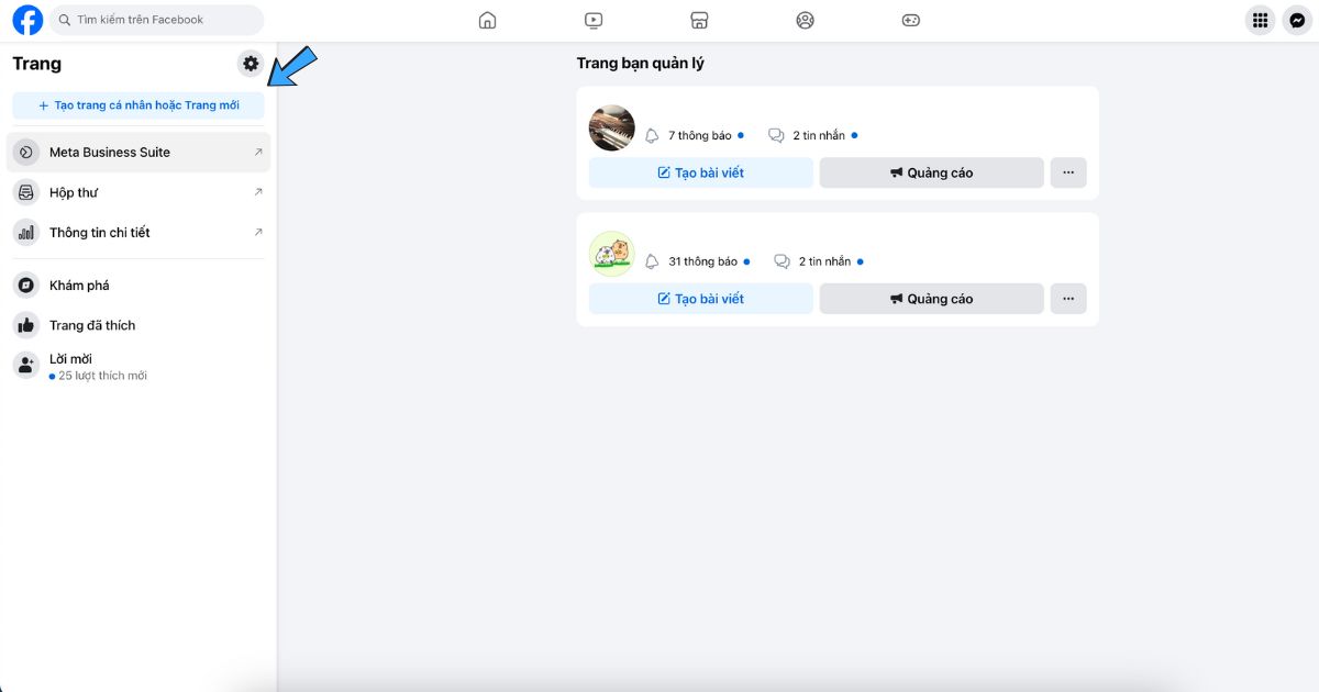 Cách tạo website bán hàng online miễn phí và đơn giản 2025 41 Chọn tạo trang cá nhân hoặc trang mới