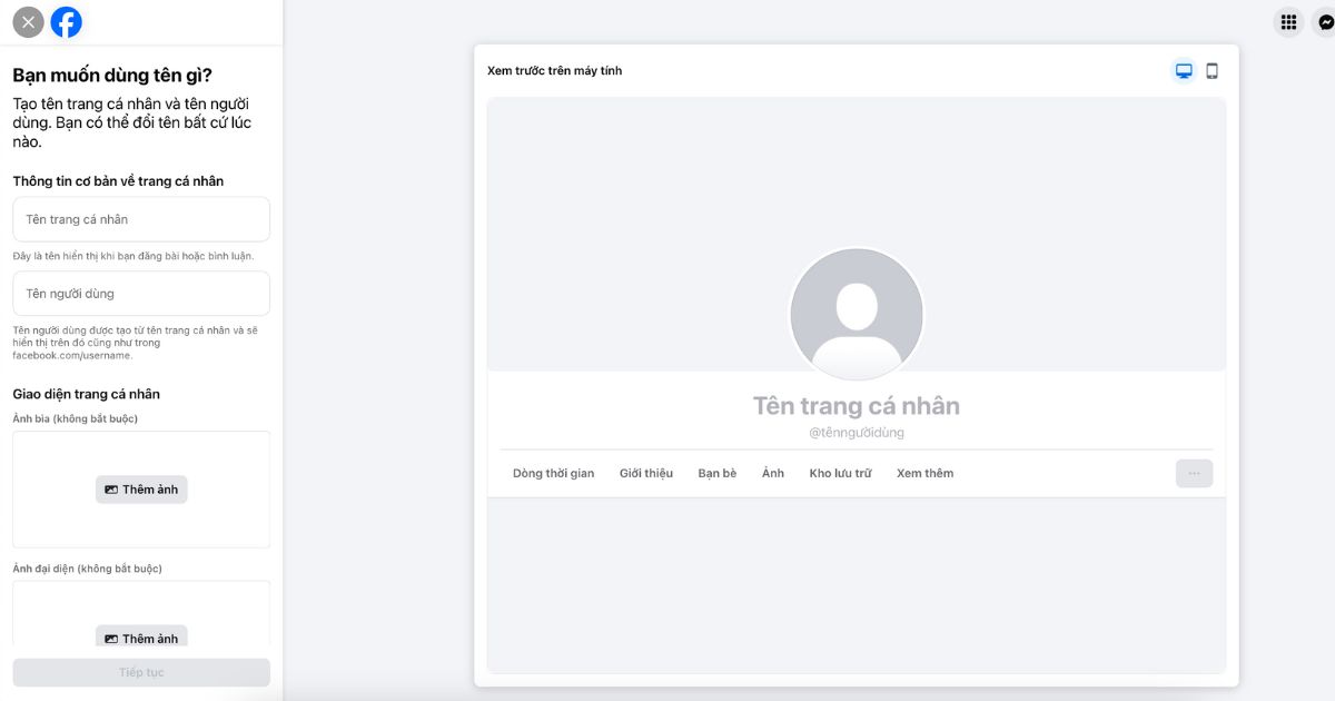 Cách tạo website bán hàng online miễn phí và đơn giản 2025 42 Thiết lập thông tin cơ bản cho Fanpage