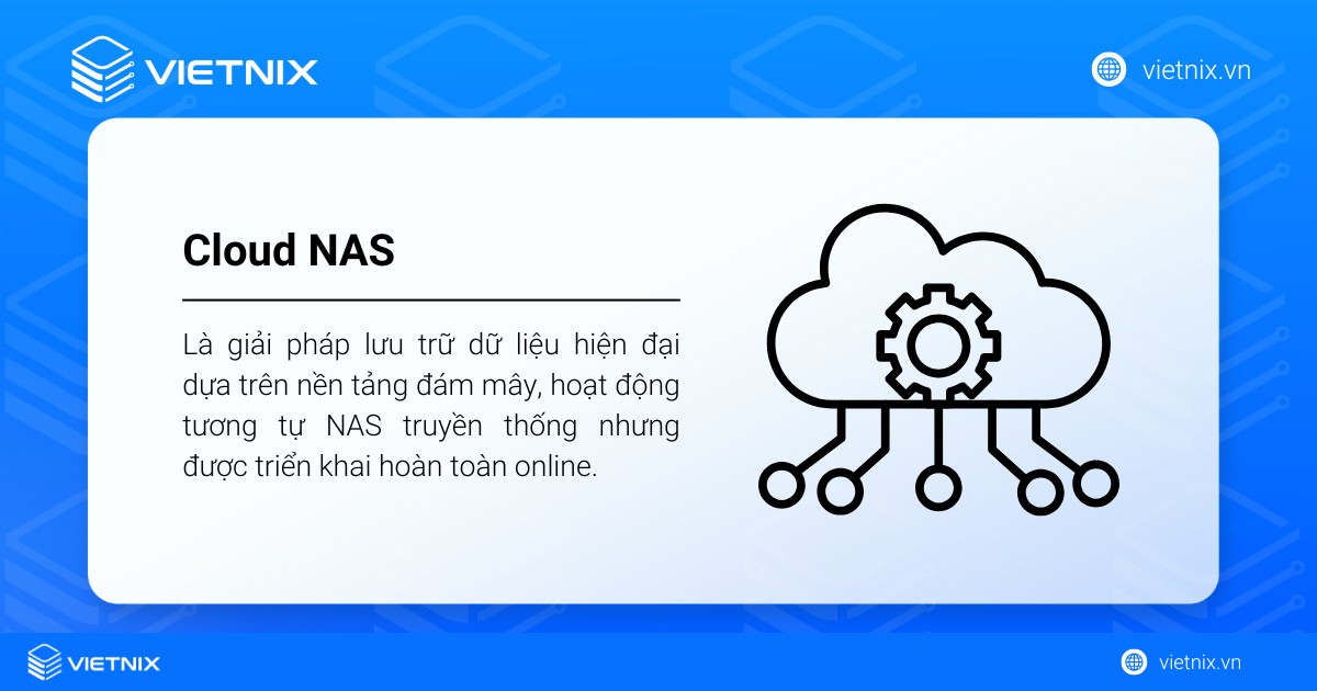 Cloud NAS là giải pháp lưu trữ dữ liệu hiện đại dựa trên nền tảng đám mây