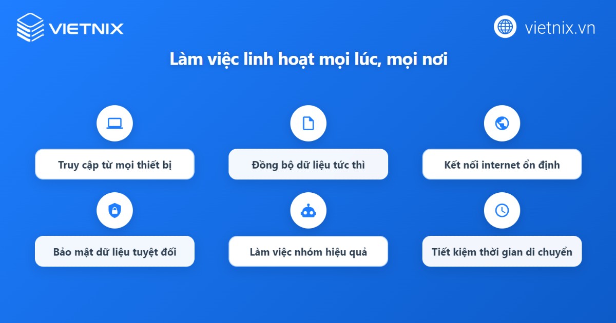 DaaS linh hoạt truy cập mọi lúc, mọi nơi