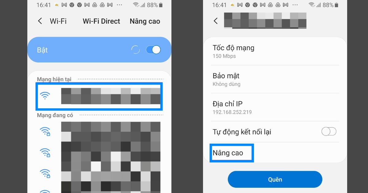 DNS Google là gì? Hướng dẫn đổi DNS Google trên máy tính và điện thoại chi tiết 37 Sau đó, bạn cần chuyển đến phần Nâng cao