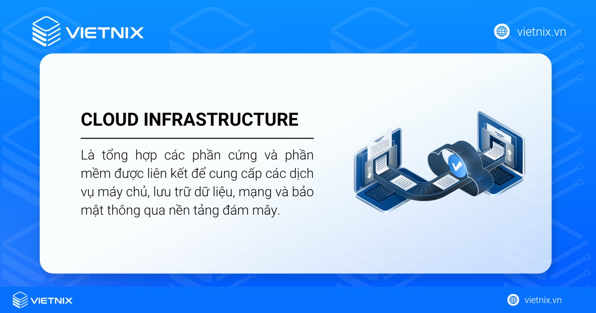 Cloud Infrastructure còn được gọi là hạ tầng đám mây