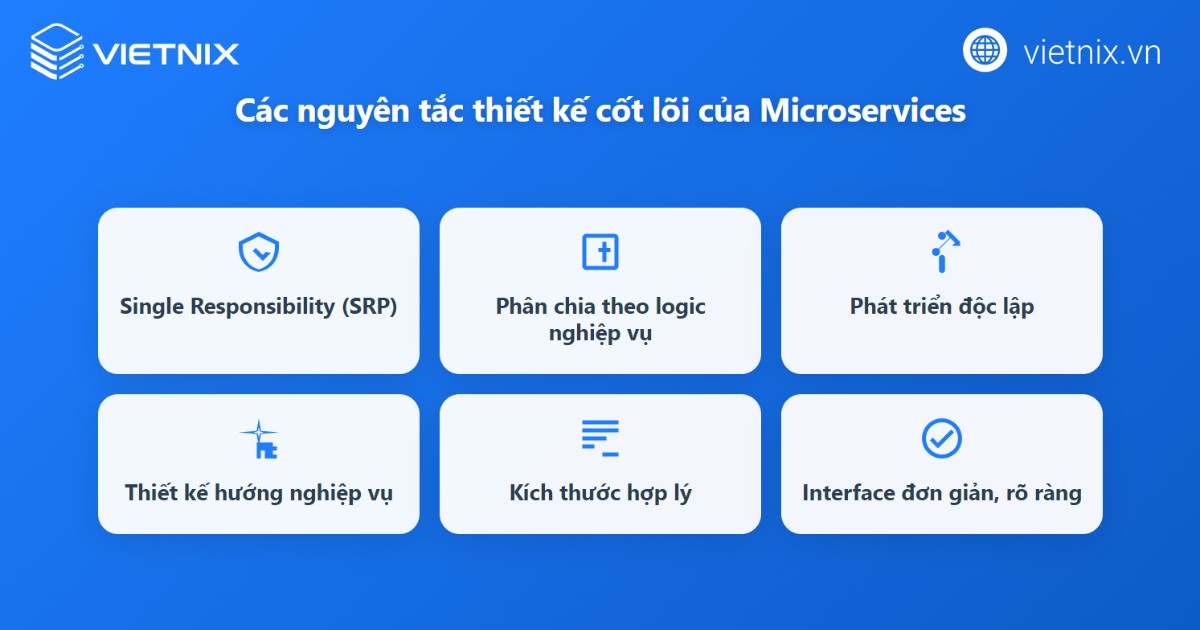 Nguyên tắc cần tuân thủ khi thiết kế Microservices