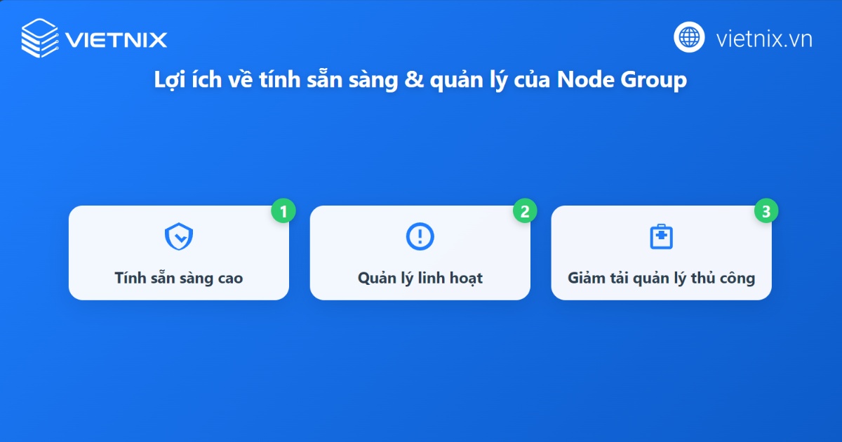 Tính sẵn sàng cao và quản lý đơn giản