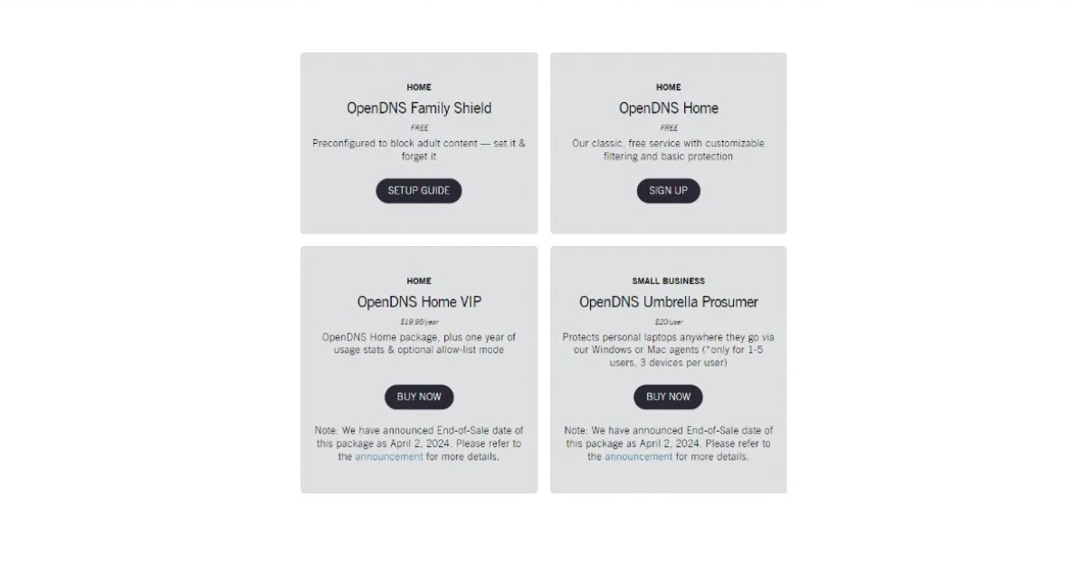 Bạn cần truy cập website OpenDNS