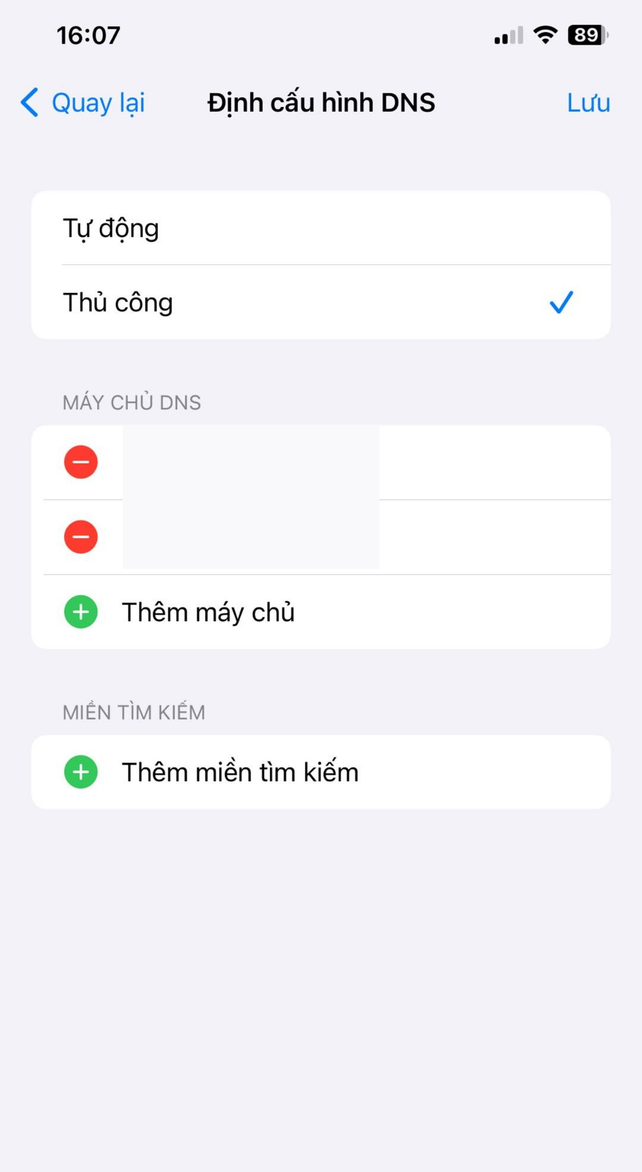 Nhập địa chỉ IP OpenDNS vào trường thêm máy chủ