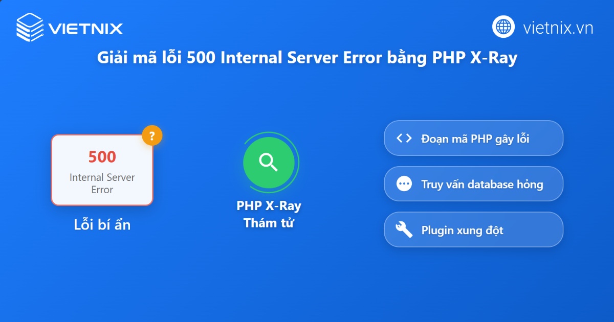  Khắc phục lỗi 500 Internal Server Error và các lỗi khó phát hiện