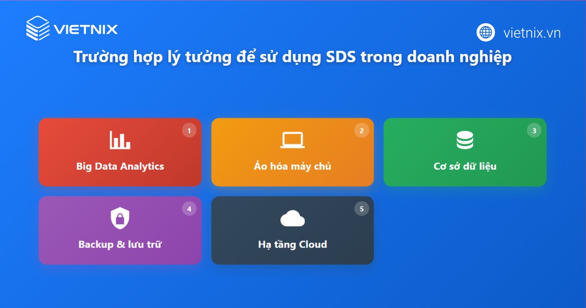 Các trường hợp nên sử dụng SDS