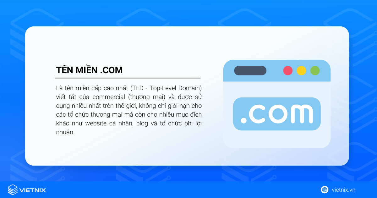 Tên miền .com là gì?
