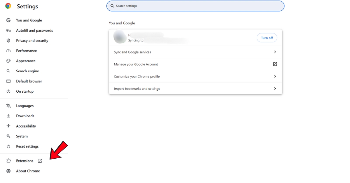 Bạn truy cập vào phần Cài đặt (Settings)