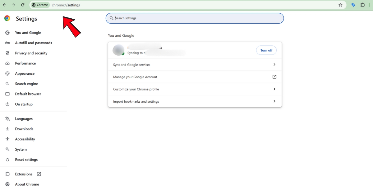 Bạn mở trình duyệt Chrome