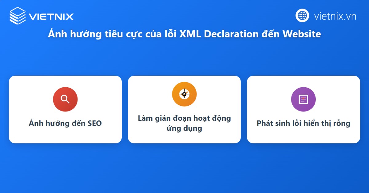 Sửa lỗi “XML declaration allowed only at the start of the document” trên Sitemap Wordpress 20 Ảnh hưởng của lỗi xml declaration allowed only at the start of the document