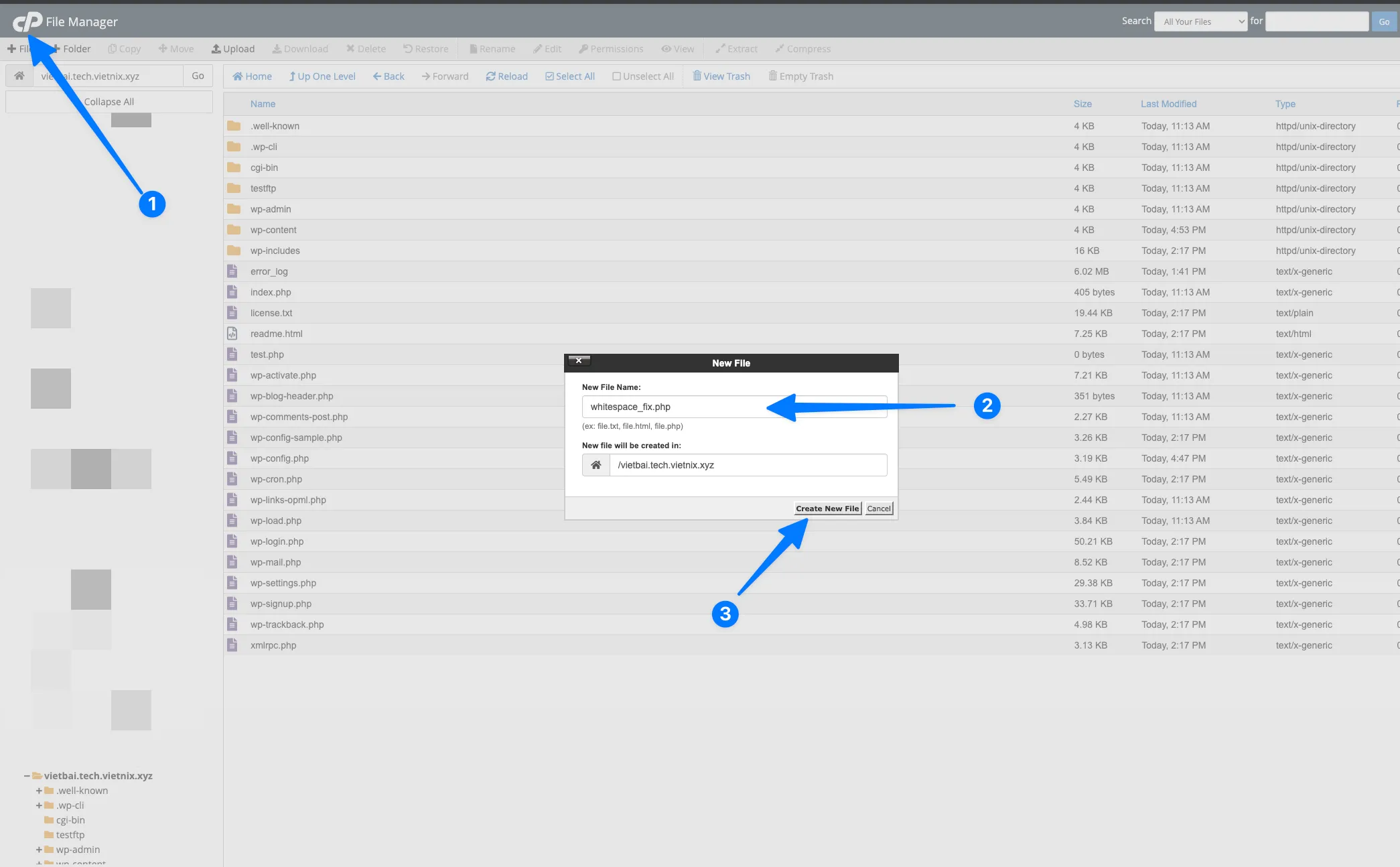 Sửa lỗi “XML declaration allowed only at the start of the document” trên Sitemap Wordpress 21 Tạo tệp whitespace_fix.php trong thư mục gốc của WordPress