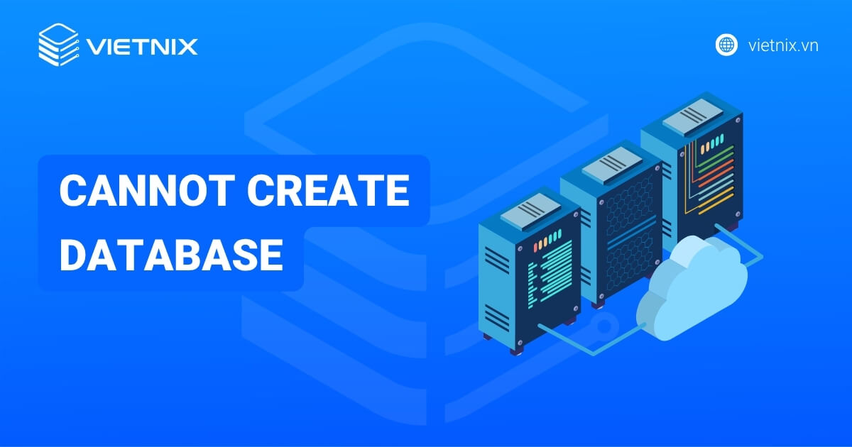 Cannot create database