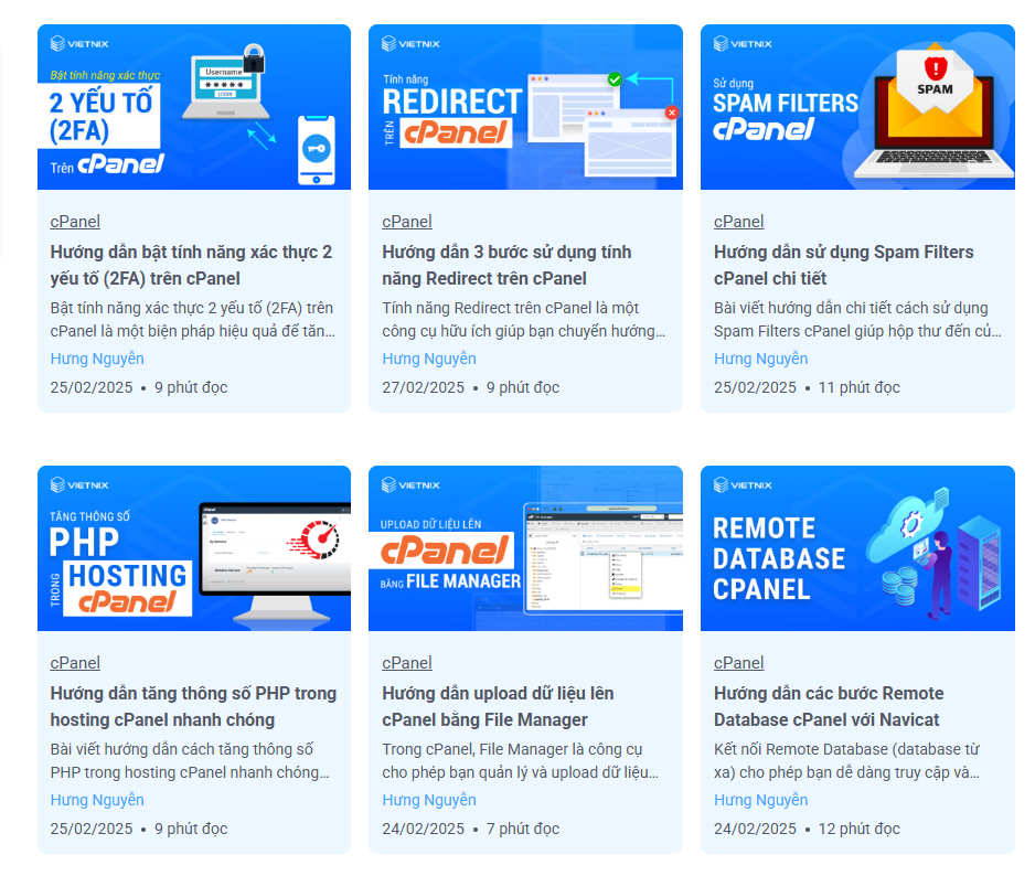 Nhóm bài viết được team Tech triển khai dựa vào nhu cầu khách hàng