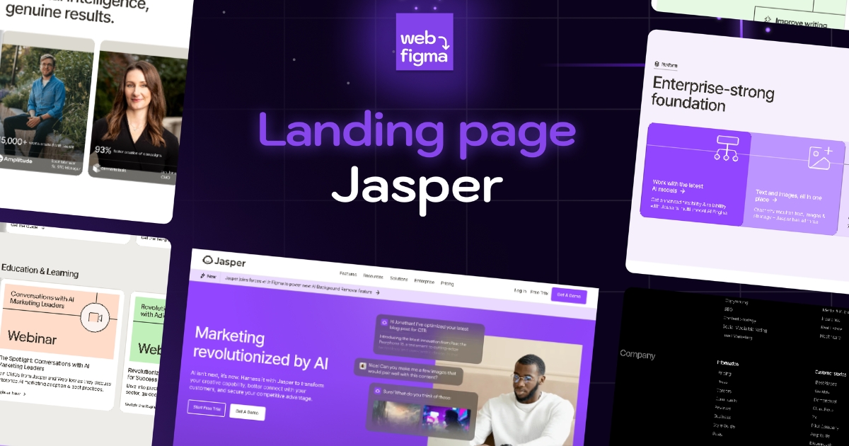Top 21 AI tạo landing page phổ biến nhất hiện nay 43 Jasper là công cụ viết nội dung ứng dụng bằng AI (Nguồn: Internet)