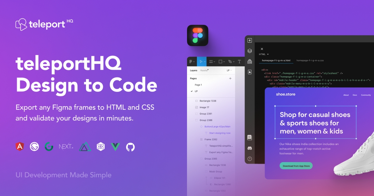 Top 21 AI tạo landing page phổ biến nhất hiện nay 47 TeleportHQ sẽ giúp bạn tạo website, landing page và các thành phần giao diện một cách nhanh chóng (Nguồn: Internet)