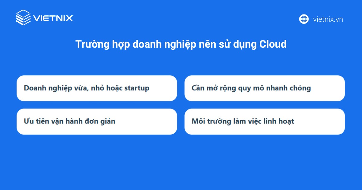 Cloud mang lại sự linh hoạt, thuận tiện cho doanh nghiệp hiện đại, mở rộng nhanh
