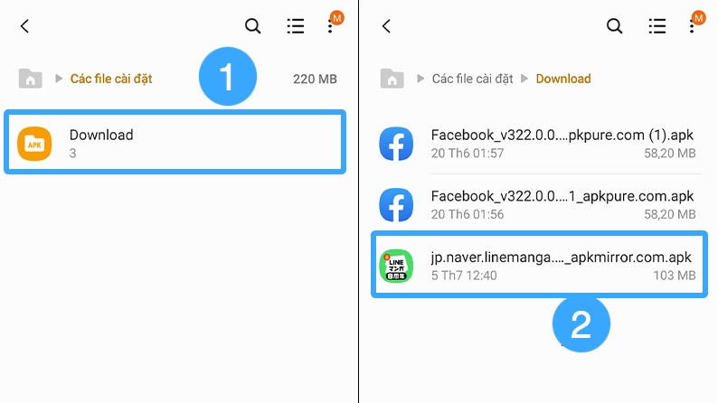 File APK là gì? Hướng dẫn cài đặt file APK cho thiết bị Android chi tiết 27 Cài đặt file APK trực tiếp từ trình duyệt trên điện thoại