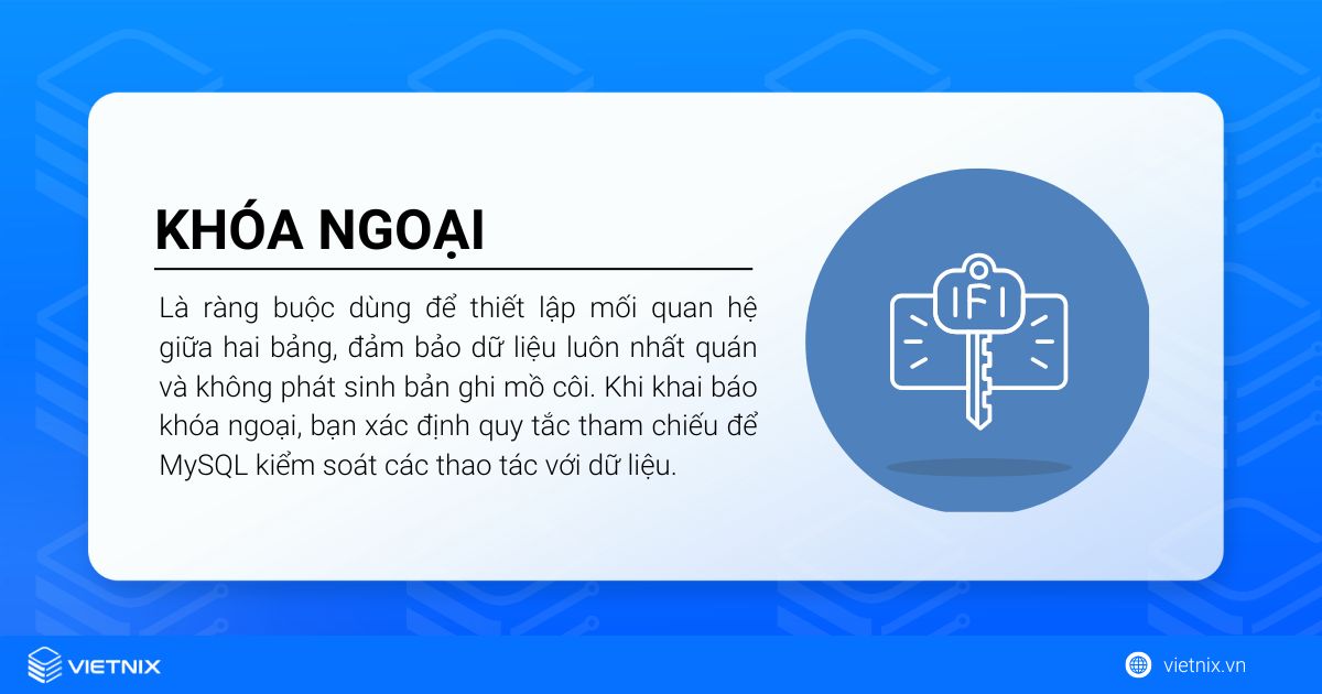 Hướng dẫn cách tạo khóa ngoại phpMyAdmin chi tiết bằng GUI, MySQL SQL 18 Khóa ngoại (foreign key) trong MySQL là ràng buộc dùng để thiết lập mối quan hệ giữa hai bảng