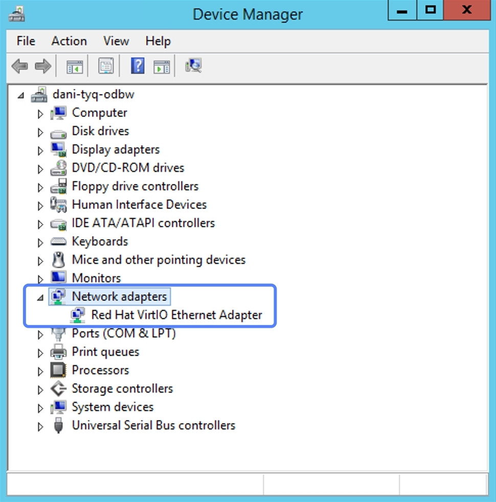 Tiếp theo bạn mở rộng mục Network adapters